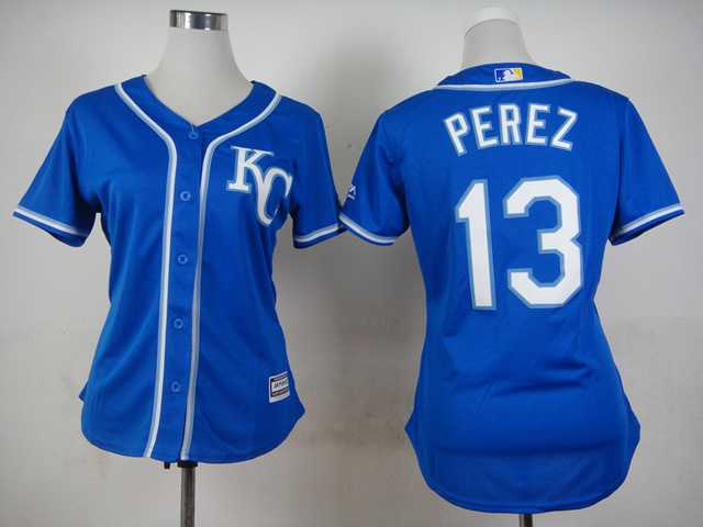Womens Kansas City Royals #13 Salvador Perez 2015 Blue Cool Base Jerseys,We sell and wholesale Womens Kansas City Royals #13 Salvador Perez 2015 Blue Cool Base Jerseys on line form chian!