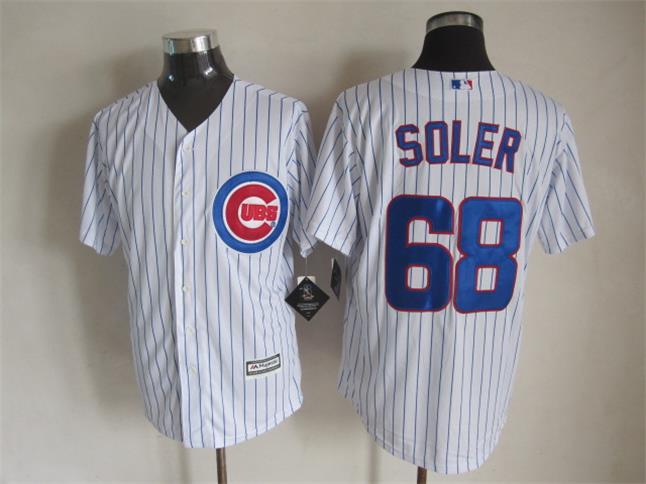 Majestic Chicago Cubs #68 Jorge Soler White Pinstripe MLB Stitched Jerseys,We sell and wholesale Majestic Chicago Cubs #68 Jorge Soler White Pinstripe MLB Stitched Jerseys on line form chian!