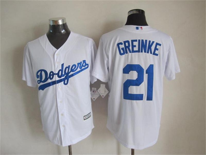 Majestic Los Angeles Dodgers #21 Zack Greinke White MLB Stitched Jerseys,We sell and wholesale Majestic Los Angeles Dodgers #21 Zack Greinke White MLB Stitched Jerseys on line form chian!