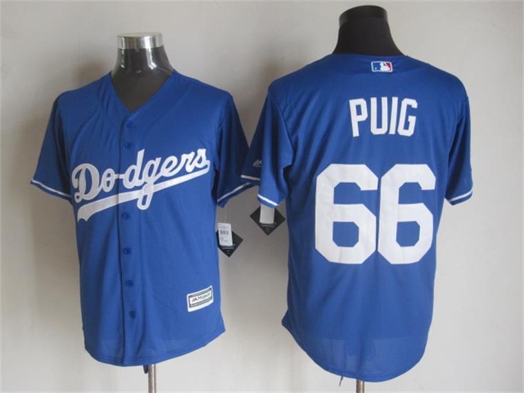 Majestic Los Angeles Dodgers #66 Yasiel Puig Blue MLB Stitched Jerseys,We sell and wholesale Majestic Los Angeles Dodgers #66 Yasiel Puig Blue MLB Stitched Jerseys on line form chian!