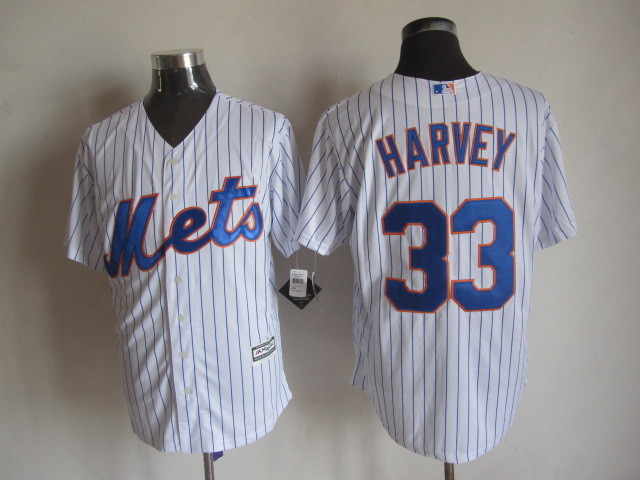 Majestic New York Mets #33 Matt Harvey White Pinstripe MLB Stitched Jerseys,We sell and wholesale Majestic New York Mets #33 Matt Harvey White Pinstripe MLB Stitched Jerseys on line form chian!