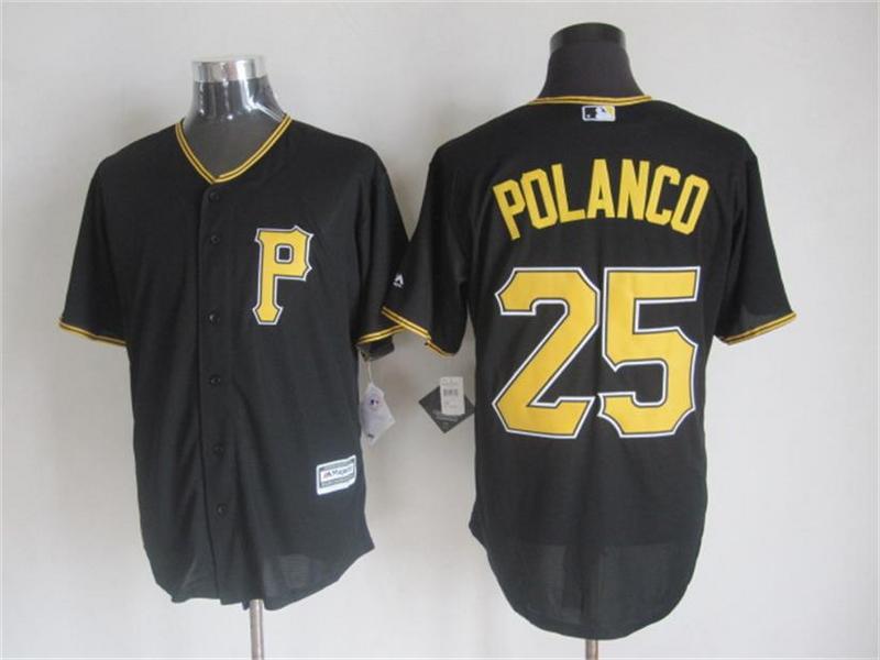 Majestic Pittsburgh Pirates #25 Polanco Black MLB Stitched Jerseys,We sell and wholesale Majestic Pittsburgh Pirates #25 Polanco Black MLB Stitched Jerseys on line form chian!
