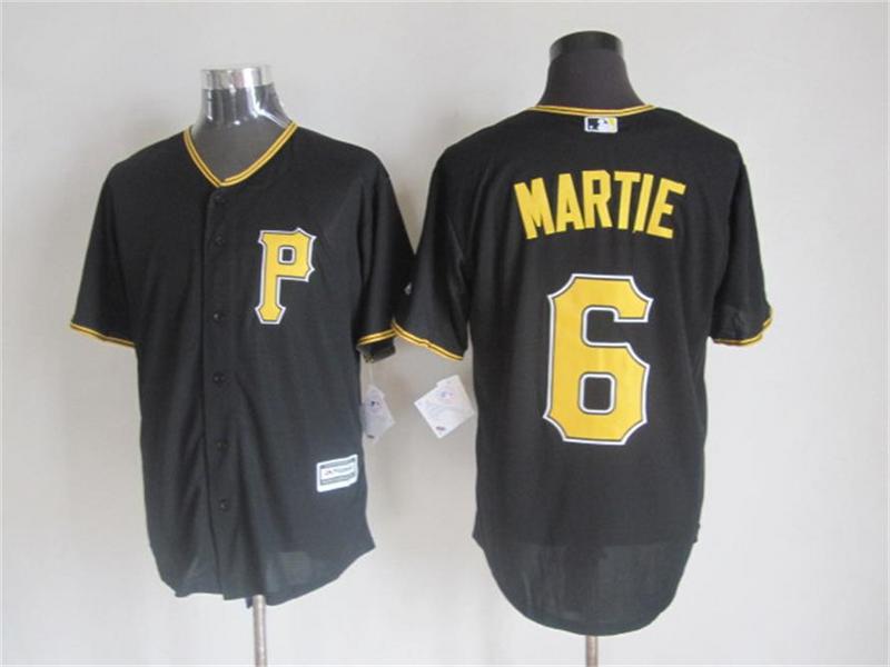 Majestic Pittsburgh Pirates #6 Martie Black MLB Stitched Jerseys,We sell and wholesale Majestic Pittsburgh Pirates #6 Martie Black MLB Stitched Jerseys on line form chian!
