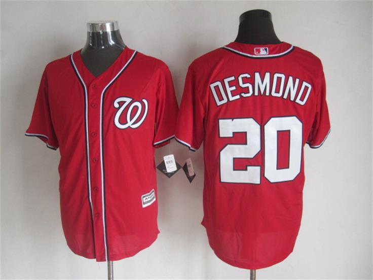 Majestic Washington Nationals #20 Lan Desmond Red MLB Stitched Jerseys,We sell and wholesale Majestic Washington Nationals #20 Lan Desmond Red MLB Stitched Jerseys on line form chian!