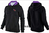 Womens Arizona Cardinals Team Logo 2015 Full Zip Hoodie-67,baseball caps,new era cap wholesale,wholesale hats
