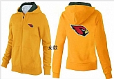 Womens Arizona Cardinals Team Logo 2015 Full Zip Hoodie-70,baseball caps,new era cap wholesale,wholesale hats