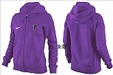 Womens Atlanta Falcons Team Logo 2015 Full Zip Hoodie-38,baseball caps,new era cap wholesale,wholesale hats