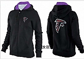 Womens Atlanta Falcons Team Logo 2015 Full Zip Hoodie-71,baseball caps,new era cap wholesale,wholesale hats