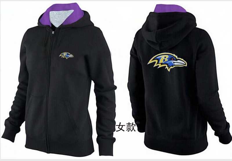Womens Baltimore Ravens Team Logo 2015 Full Zip Hoodie-37,We sell and wholesale Womens Baltimore Ravens Team Logo 2015 Full Zip Hoodie-37 on line form chian!