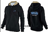 Womens Carolina Panthers Team Logo 2015 Full Zip Hoodie-54,baseball caps,new era cap wholesale,wholesale hats