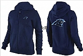 Womens Carolina Panthers Team Logo 2015 Full Zip Hoodie-66,baseball caps,new era cap wholesale,wholesale hats