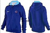 Womens Chicago Bears Team Logo 2015 Full Zip Hoodie-74,baseball caps,new era cap wholesale,wholesale hats