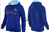 Womens Cincinnati Bengals Team Logo 2015 Full Zip Hoodie-14,baseball caps,new era cap wholesale,wholesale hats