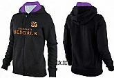 Womens Cincinnati Bengals Team Logo 2015 Full Zip Hoodie-22,baseball caps,new era cap wholesale,wholesale hats