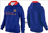 Womens Cincinnati Bengals Team Logo 2015 Full Zip Hoodie-23,baseball caps,new era cap wholesale,wholesale hats