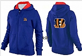 Womens Cincinnati Bengals Team Logo 2015 Full Zip Hoodie-71,baseball caps,new era cap wholesale,wholesale hats