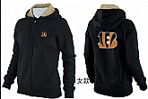 Womens Cincinnati Bengals Team Logo 2015 Full Zip Hoodie-75,baseball caps,new era cap wholesale,wholesale hats