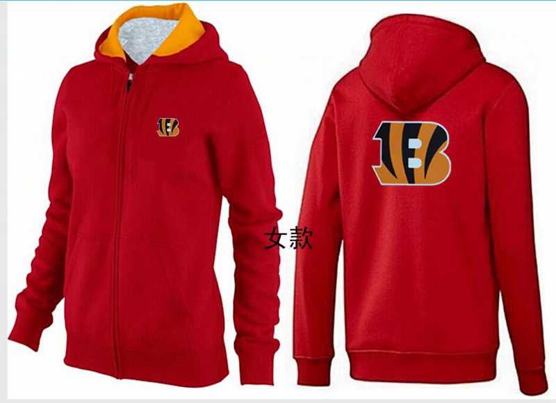 Womens Cincinnati Bengals Team Logo 2015 Full Zip Hoodie-79,We sell and wholesale Womens Cincinnati Bengals Team Logo 2015 Full Zip Hoodie-79 on line form chian!