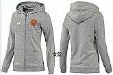 Womens Cleveland Browns Team Logo 2015 Full Zip Hoodie-67,baseball caps,new era cap wholesale,wholesale hats