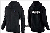 Womens Dallas Cowboys Team Logo 2015 Full Zip Hoodie-45,baseball caps,new era cap wholesale,wholesale hats
