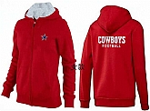 Womens Dallas Cowboys Team Logo 2015 Full Zip Hoodie-55,baseball caps,new era cap wholesale,wholesale hats