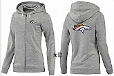 Womens Denver Broncos Team Logo 2015 Full Zip Hoodie-29,baseball caps,new era cap wholesale,wholesale hats
