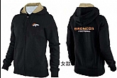 Womens Denver Broncos Team Logo 2015 Full Zip Hoodie-55,baseball caps,new era cap wholesale,wholesale hats