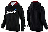 Womens Detroit Lions Team Logo 2015 Full Zip Hoodie-21,baseball caps,new era cap wholesale,wholesale hats
