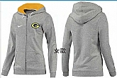 Womens Green Bay Packers Team Logo 2015 Full Zip Hoodie-119,baseball caps,new era cap wholesale,wholesale hats