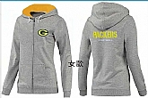 Womens Green Bay Packers Team Logo 2015 Full Zip Hoodie-51,baseball caps,new era cap wholesale,wholesale hats