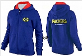 Womens Green Bay Packers Team Logo 2015 Full Zip Hoodie-59,baseball caps,new era cap wholesale,wholesale hats