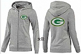 Womens Green Bay Packers Team Logo 2015 Full Zip Hoodie-86,baseball caps,new era cap wholesale,wholesale hats