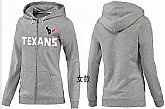 Womens Houston Texans Team Logo 2015 Full Zip Hoodie-17,baseball caps,new era cap wholesale,wholesale hats
