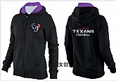 Womens Houston Texans Team Logo 2015 Full Zip Hoodie-43,baseball caps,new era cap wholesale,wholesale hats