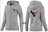 Womens Houston Texans Team Logo 2015 Full Zip Hoodie-44,baseball caps,new era cap wholesale,wholesale hats