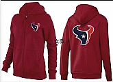 Womens Houston Texans Team Logo 2015 Full Zip Hoodie-54,baseball caps,new era cap wholesale,wholesale hats