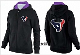 Womens Houston Texans Team Logo 2015 Full Zip Hoodie-60,baseball caps,new era cap wholesale,wholesale hats