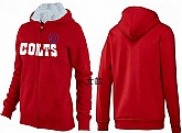 Womens Indianapolis Colts Team Logo 2015 Full Zip Hoodie-19,baseball caps,new era cap wholesale,wholesale hats