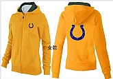 Womens Indianapolis Colts Team Logo 2015 Full Zip Hoodie-39,baseball caps,new era cap wholesale,wholesale hats