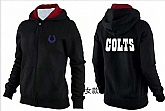 Womens Indianapolis Colts Team Logo 2015 Full Zip Hoodie-56,baseball caps,new era cap wholesale,wholesale hats