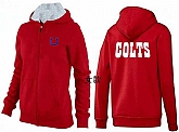 Womens Indianapolis Colts Team Logo 2015 Full Zip Hoodie-58,baseball caps,new era cap wholesale,wholesale hats