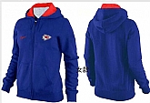 Womens Kansas City Chiefs Team Logo 2015 Full Zip Hoodie-33,baseball caps,new era cap wholesale,wholesale hats