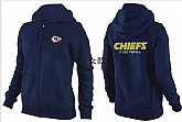 Womens Kansas City Chiefs Team Logo 2015 Full Zip Hoodie-51,baseball caps,new era cap wholesale,wholesale hats
