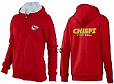 Womens Kansas City Chiefs Team Logo 2015 Full Zip Hoodie-59,baseball caps,new era cap wholesale,wholesale hats