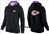 Womens Kansas City Chiefs Team Logo 2015 Full Zip Hoodie-71,baseball caps,new era cap wholesale,wholesale hats
