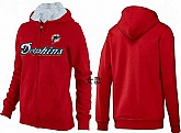 Womens Miami Dolphins Team Logo 2015 Full Zip Hoodie-19,baseball caps,new era cap wholesale,wholesale hats