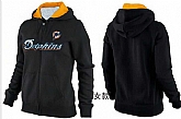 Womens Miami Dolphins Team Logo 2015 Full Zip Hoodie-26,baseball caps,new era cap wholesale,wholesale hats