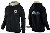 Womens Miami Dolphins Team Logo 2015 Full Zip Hoodie-28,baseball caps,new era cap wholesale,wholesale hats