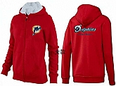 Womens Miami Dolphins Team Logo 2015 Full Zip Hoodie-32,baseball caps,new era cap wholesale,wholesale hats