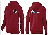 Womens Miami Dolphins Team Logo 2015 Full Zip Hoodie-37,baseball caps,new era cap wholesale,wholesale hats